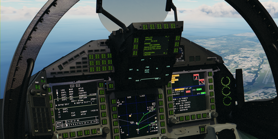 Eurofighter cockpit simulator