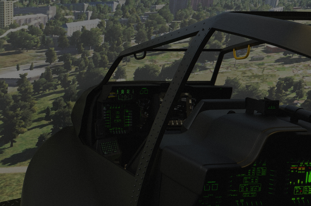 Turnkey Apache helicopter Simulator