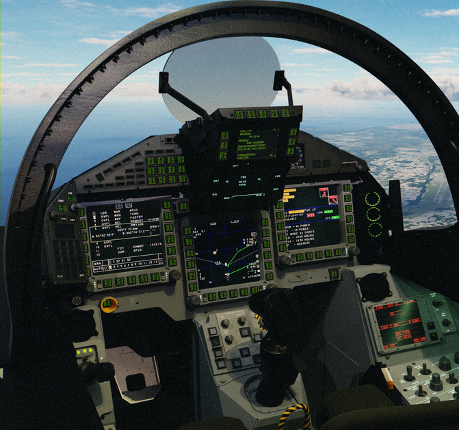 Full Eurofighter fighter simulator