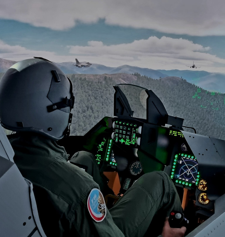 Turnkey F-16 Fighter Jet Simulator in 8 weeks