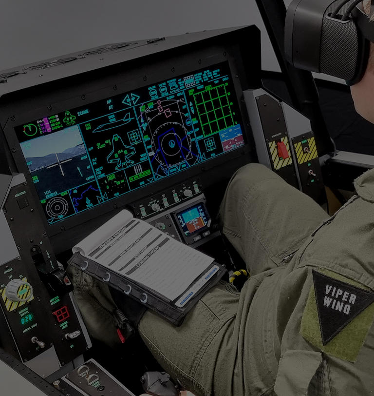 Turnkey F-35 Cockpit Fighter Jet Simulator